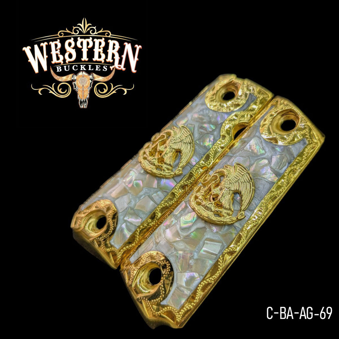 1911 Full Size Eagle Pearl Resin-The Western Buckles