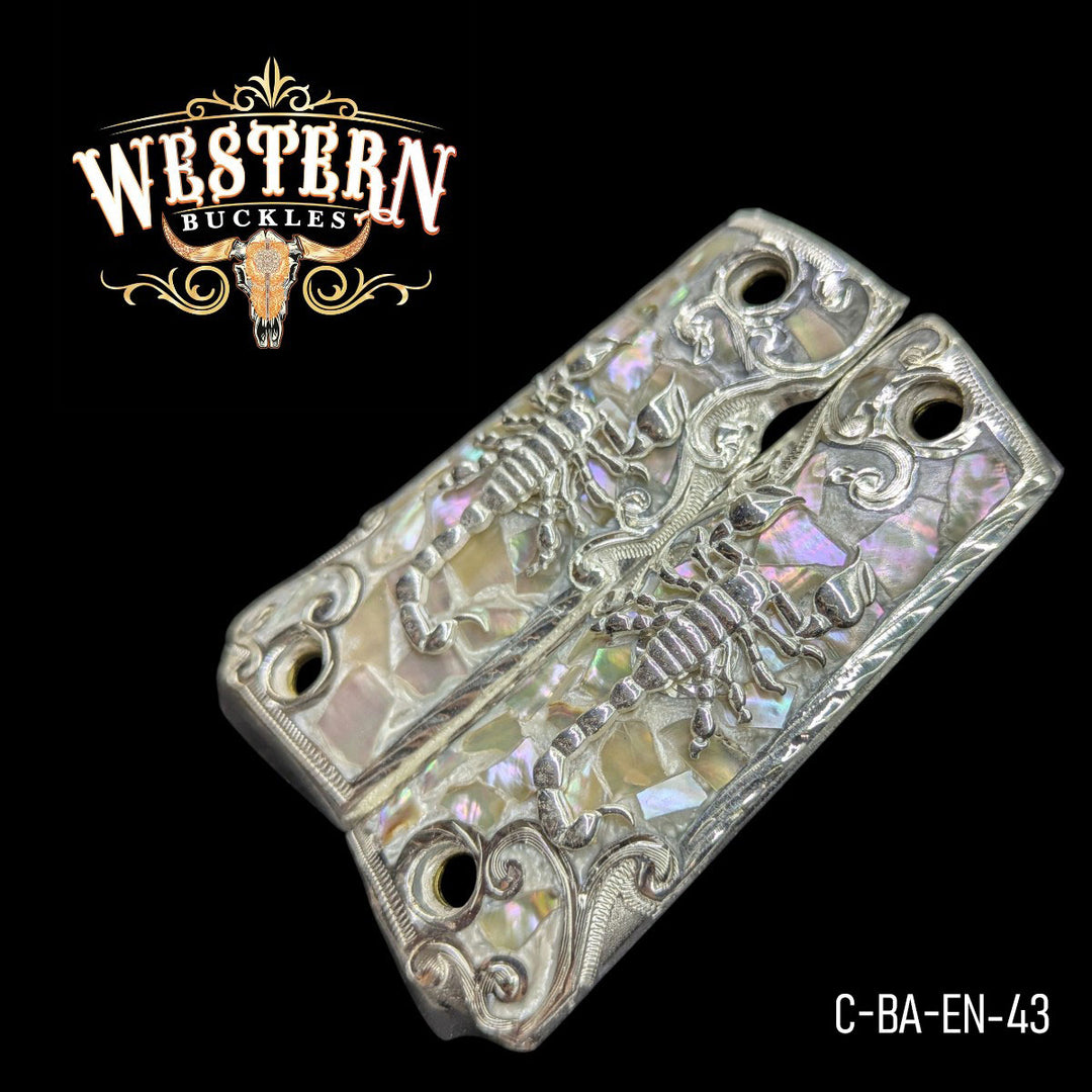1911 Full Size Escorpion Resin and Silver-The Western Buckles