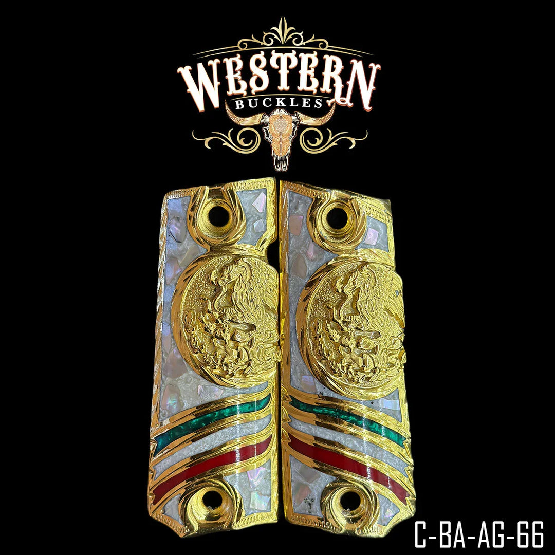 1911 Grips Aguila Mexicana Resina-The Western Buckles