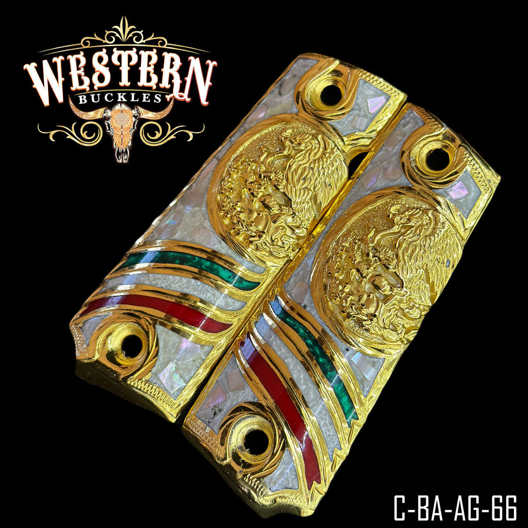 1911 Grips Aguila Mexicana Resina-The Western Buckles