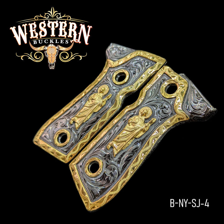 Beretta 92FS San Judas Cachas — Hand-Engraved