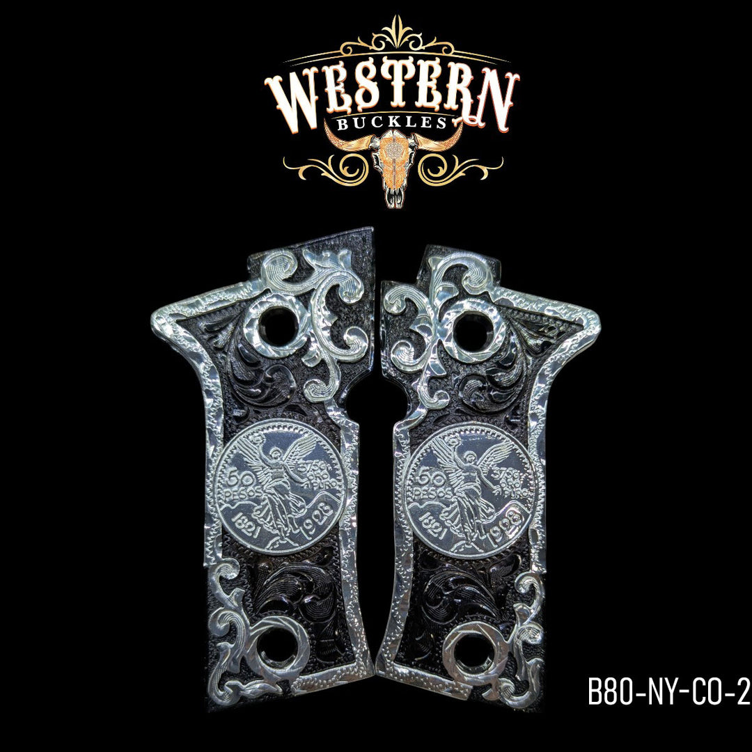 Beretta 80X Centenario Black and Silver-The Western Buckles