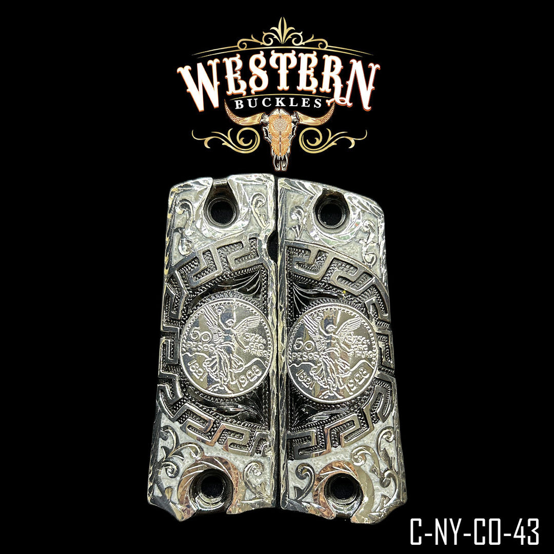 Colt 1911 Centenario Cachas — Hand-Engraved | Handcrafted by Western Buckles | SKU C-NY-CO-43