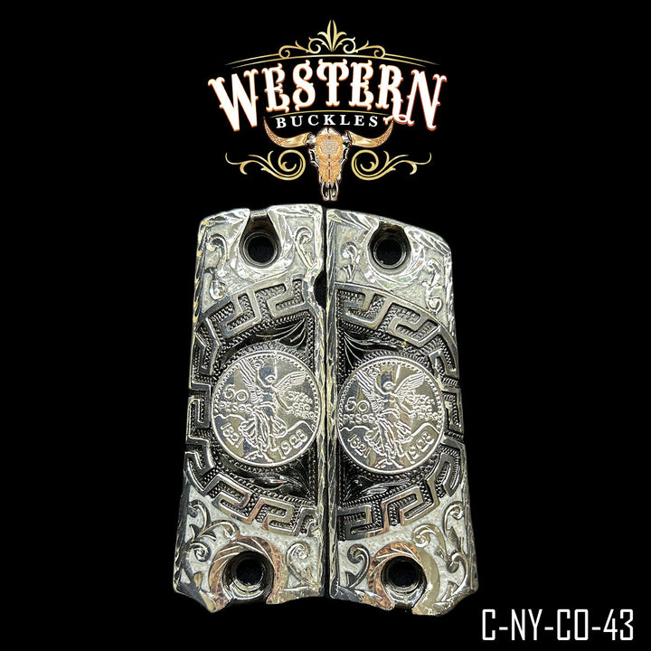 Colt 1911 Centenario Cachas — Hand-Engraved | Handcrafted by Western Buckles | SKU C-NY-CO-43