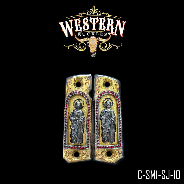 1911 San Judas Cachas | Handcrafted by Western Buckles | SKU C-SM1-SJ-10