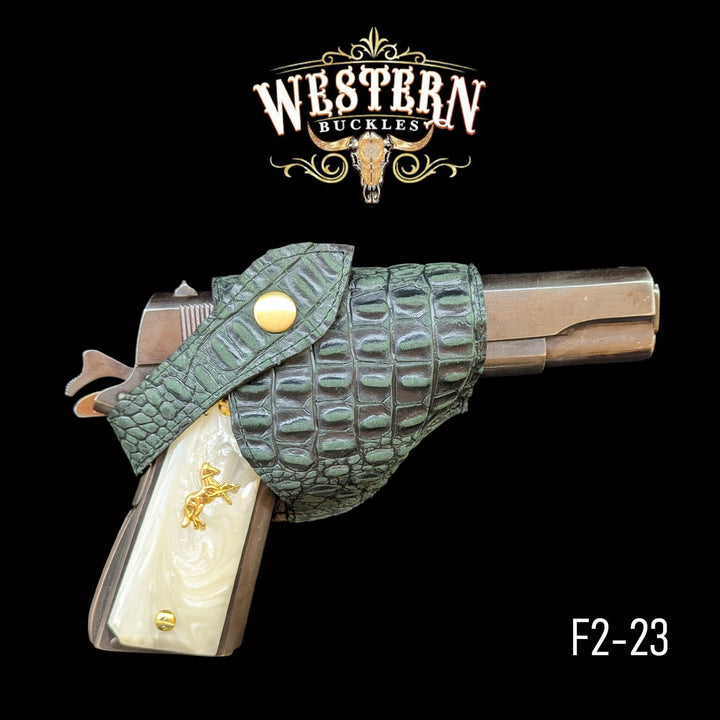 Gun Holster Sintetic Green-The Western Buckles
