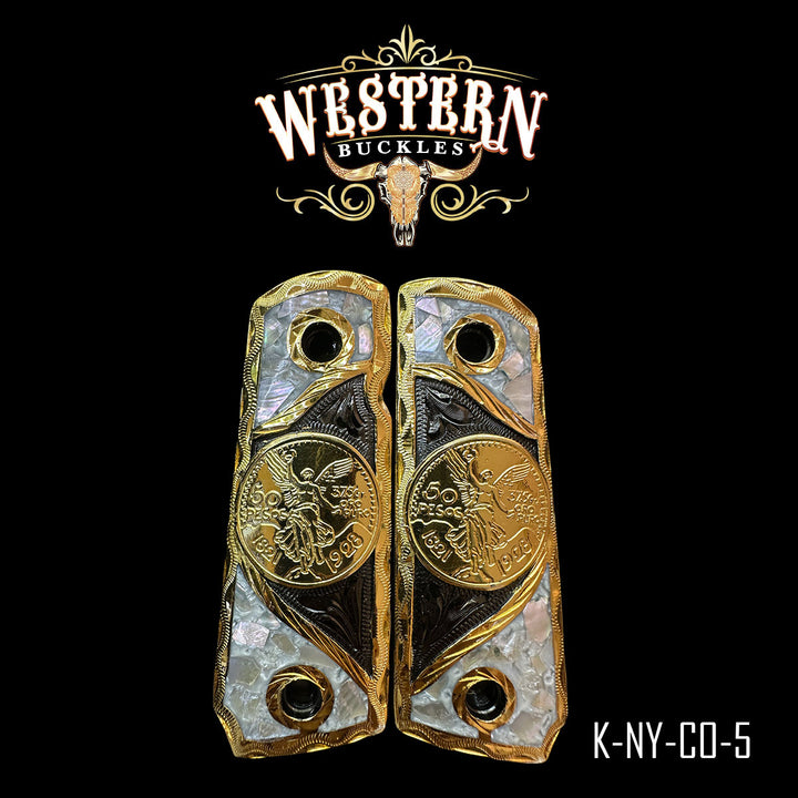 Colt 1911 Centenario Cachas — Hand-Engraved | Handcrafted by Western Buckles | SKU K-NY-CO-5