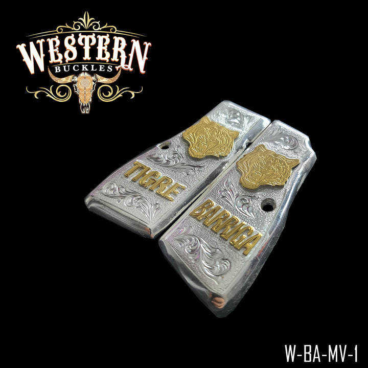 Cachas — Detail View | Western Buckles Handcrafted | SKU W-BA-MV-1